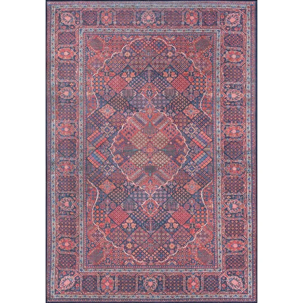 Momeni Afshar Area Rug - Navy, 5& x 7&6x22