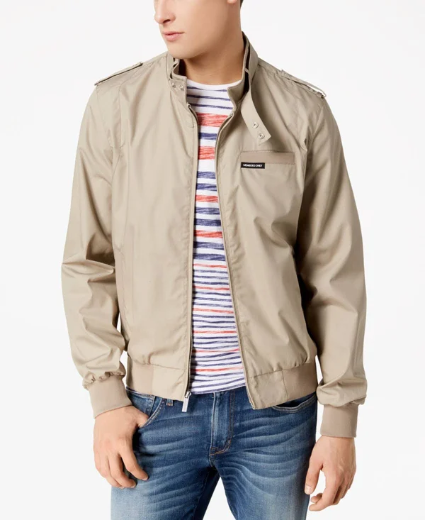 Member&s Only Men's Iconic Racer Lightweight Jacket - Khaki
