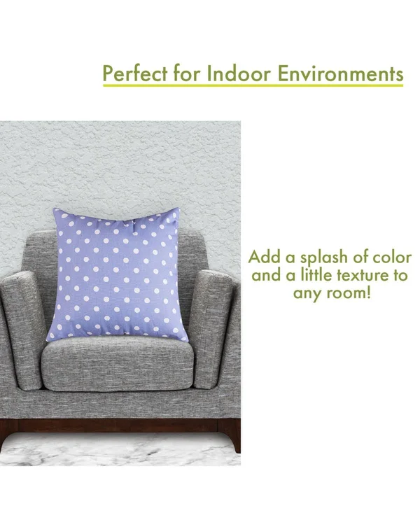 Majestic Home Goods Lavender Polka Dots Extra Large Pillow