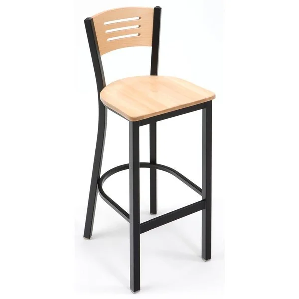 KFI Seating 30x22 Bar Stool Upholstery: Natural