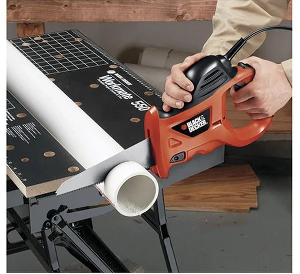 Black & Decker PHS550B 3.4 Amp Powered Handsaw with Storage Bag
