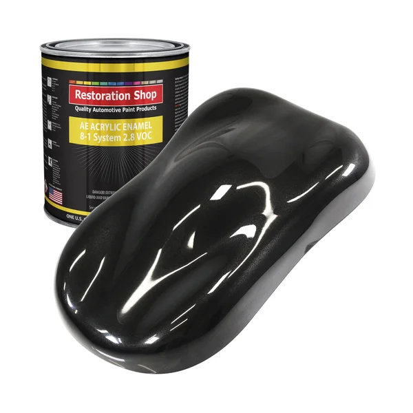 Black Diamond Firemist Acrylic Enamel Auto Paint - Gallon Paint Color Only - Professional Single Stage Automotive Car Truck Equi