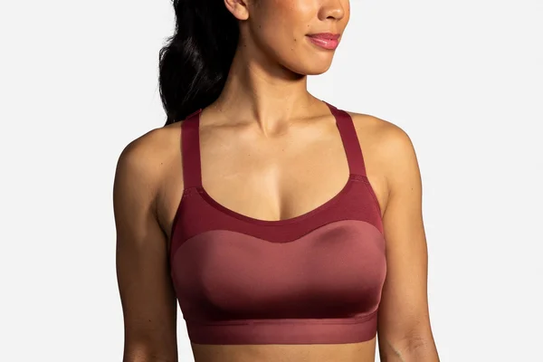 Brooks Dare Racerback Run Bra Terracotta/Deep Terracotta