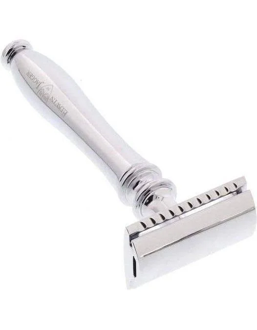 Edwin Jagger Chatsworth Double Edge Safety Razor, Chrome