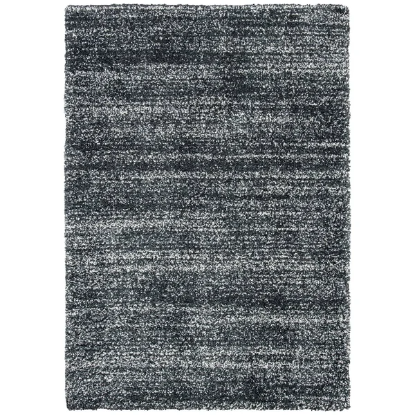 Hudson Shag SGH295F Dark Grey - Ivory - 2-3 x 8