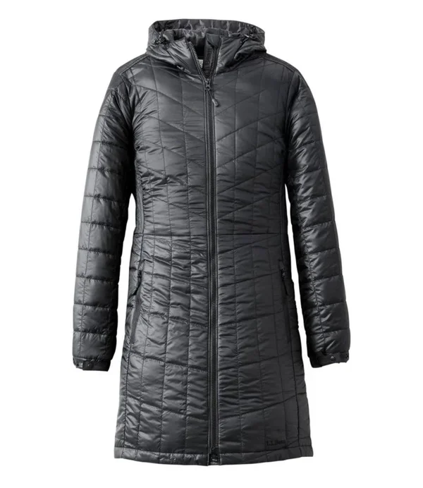 Women's Primaloft Packaway Coat Black Large, L.L.Bean