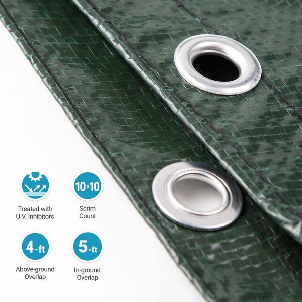 Blue Wave Silver 12-Year 30-ft Round Above Ground Pool Winter Cover