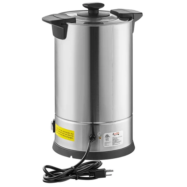 Avantco CU45ETL 45 Cup (225oz) Double Wall Stainless Steel Coffee Urn/Coffee Percolator- 950W