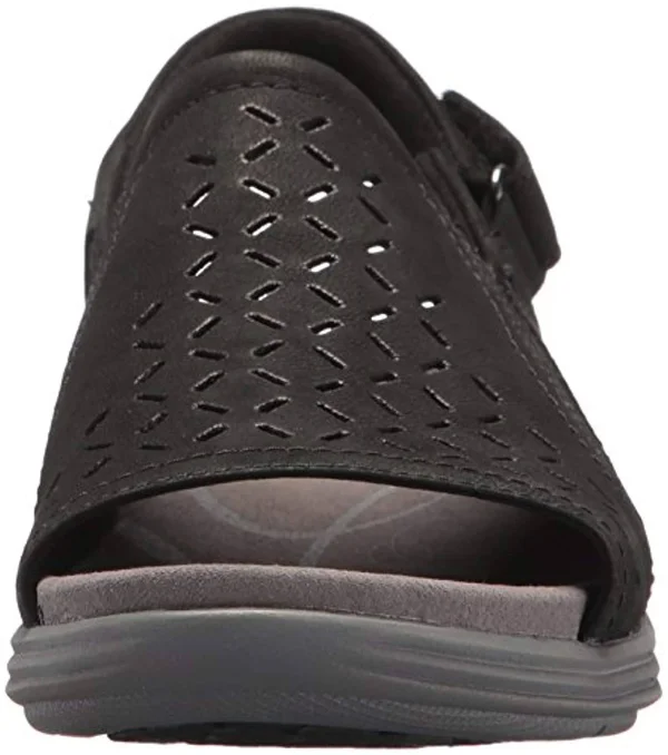 Aravon Beaumont Peep Sling Women's Shoes - Black, 6.5
