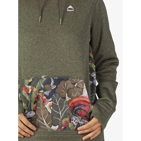 Burton Women's Oak Pullover Hoodie Rose Brown Heather - Small