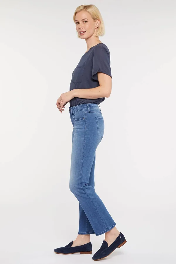 Nydj Marilyn Straight Leg Ankle Jeans - Size 4 in Tremaine at Nordstrom