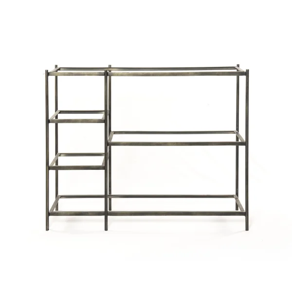 Four Hands Lily Console Table - Hammered Grey