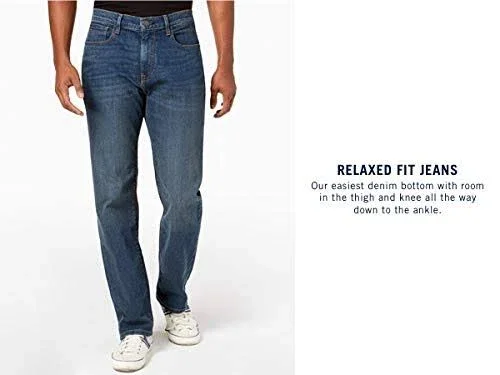 Tommy Hilfiger Men's Thd Relaxed Fit Jeans