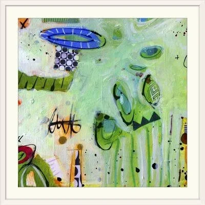 &Ms. Alice and Peep&s Long Story No.9& Gina Cochran Painting Print Great Big Canvas Size: 24x22 H x 24x22 W x 1x22 D - Format: Wh