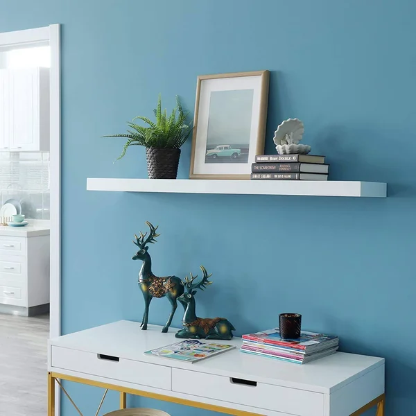 Welland 48 inch New Chicago Floating Shelf - White