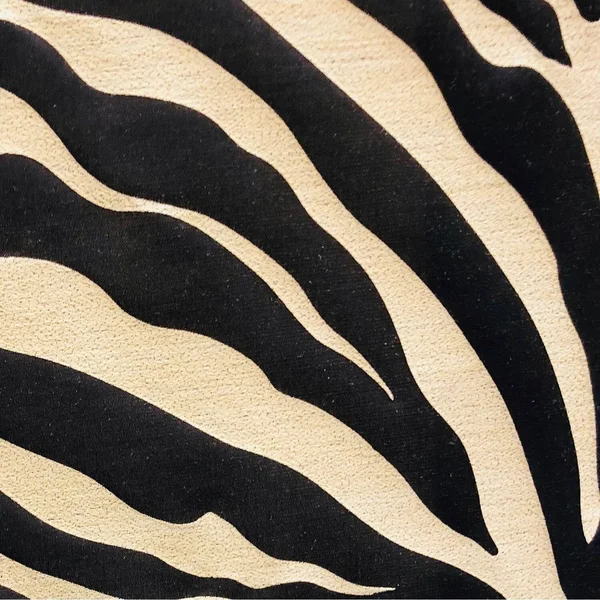 Plutus 12x22 x 20x22 Black Zebra Luxury Throw Pillow in Black Animal Motif