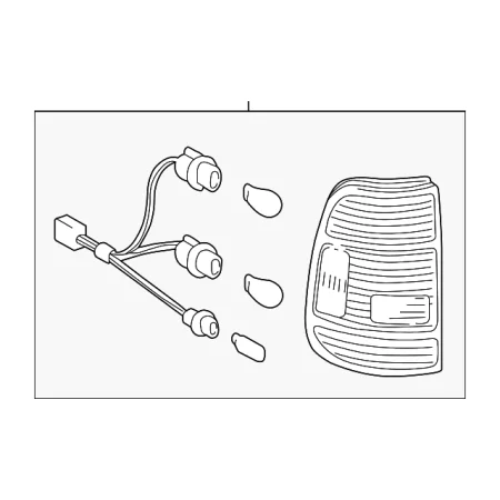 Genuine OE Toyota Combo Lamp Assembly 81560-0C010