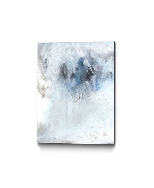 CLICART 22 in. x 28 in. Winter Wonderland II by Pi Studio Wall Art - White/ Blue