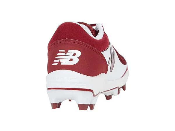 New Balance Men's 3000 V5 TPU Baseball Cleats, Maroon/White