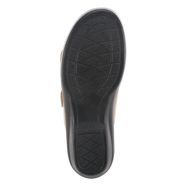 Flexus Women S Aditi Black Slide Sandal