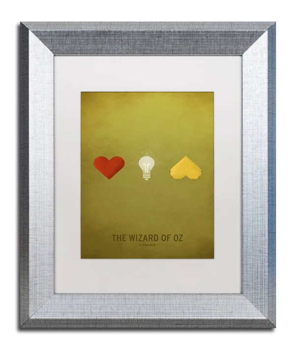 Trademark Fine Art oz by Christian Jackson Framed Graphic Art - Size: 14x22 H x 11x22 W x 0.5x22 D, Matte Color: White