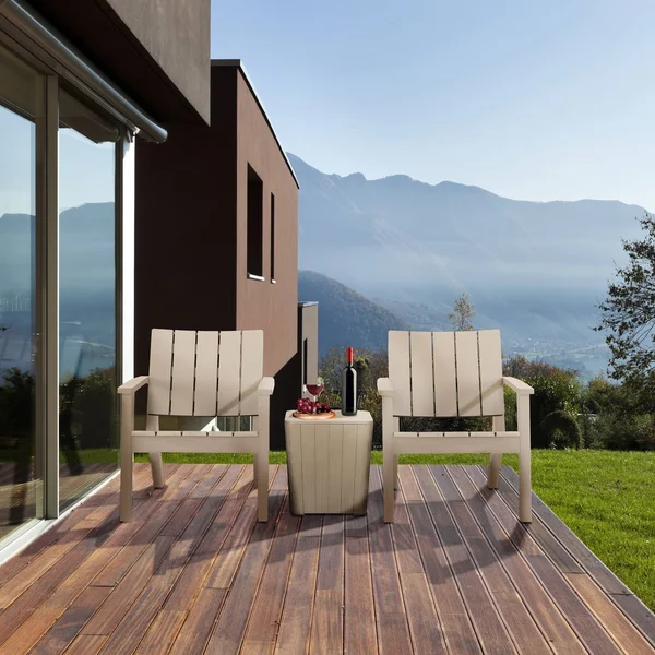 Enzo All Weather Water Resistant 3 Piece Patio Seating Set - Grey