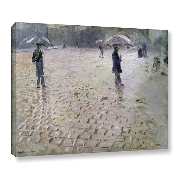 Gustave Cailebotte's 'Study for A Paris Street - Rainy Day, Small