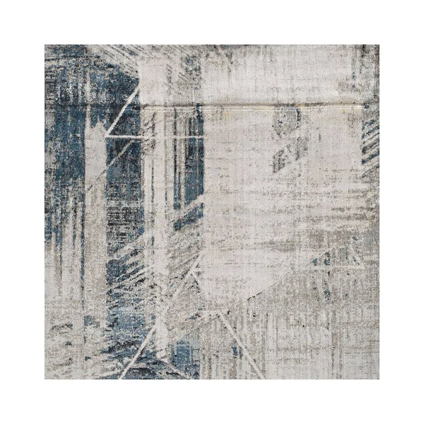 Kas Montreal 4767 Grey/Blue Twilight Area Rug 7&7x22 Round
