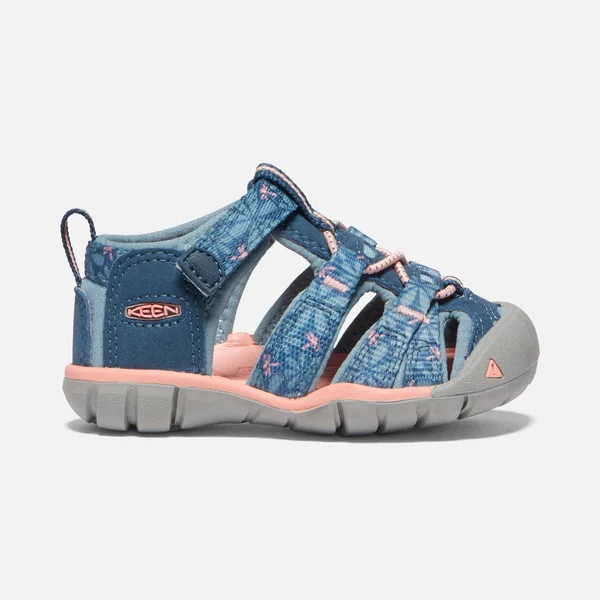 Keen Toddler Seacamp II CNX Sandal - 6 - Real Teal, Stone Blue