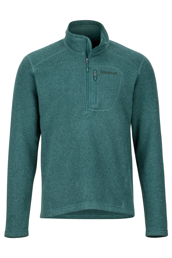 Marmot Men's Drop Line 1/2 Zip Mallard Green L