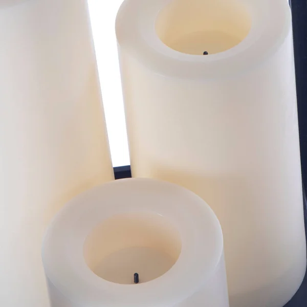 Sterno Home 9.25-in x 22.6-in Black Resin Pillar Candle Outdoor Decorative Lantern, GL43859