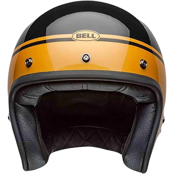 Bell Custom 500 Helmet (Streak Gloss Black/White - Small)