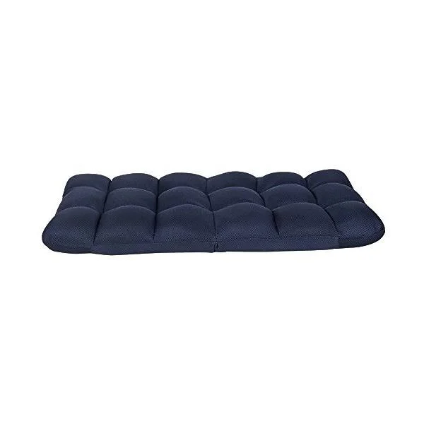 Sundale Outdoor Indoor Adjustable Soft-Brushed Polyester Cord Five-Position Multiangle Floor Chair, navy Blue