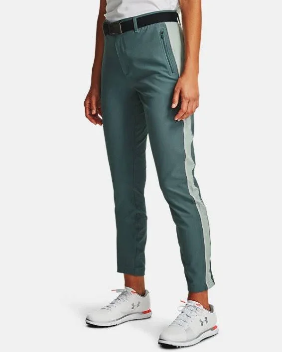 Under Armour Womens Active Colorblock Ankle Pants Blue 8