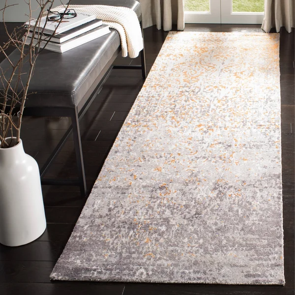 Safavieh Expression 477 Area Rug, Ivory, Blue, 2&6x22 x 8& Rectangle