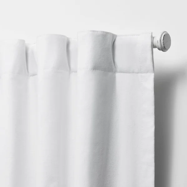 Lauren Ralph Lauren Waller Blackout Solid 100% Cotton with Lining Rod Pocket Curtain Panel Silver