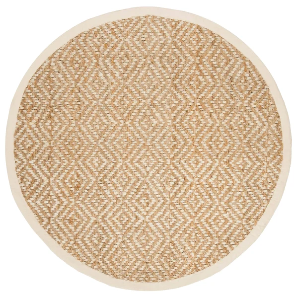 Safavieh Natural Fiber NF266D Area Rug Tropical Blue - Natural 6& x 9& Rectangle