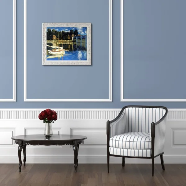 Nordstrom Rack The Road Bridge at Argenteuil by Claude Monet Framed Hand Painted Oil Reproduction on