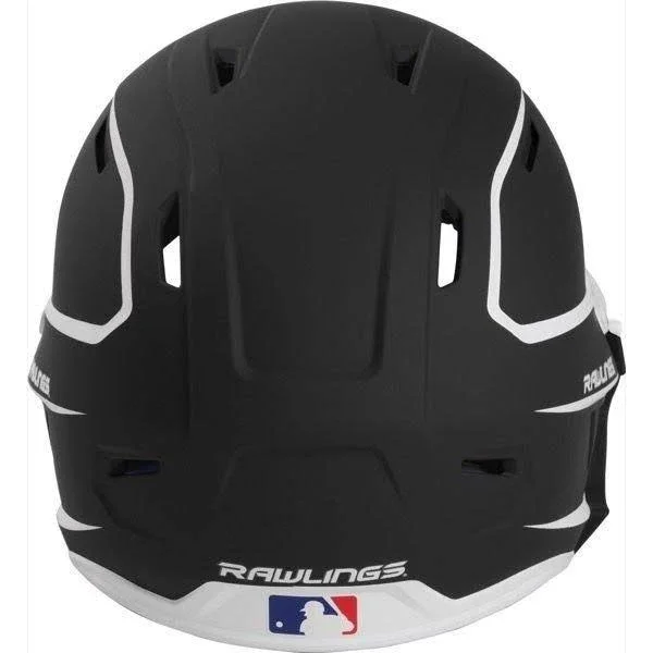 Rawlings Mach EXT 2 Tone Senior Batting Helmet - Matte Black/White