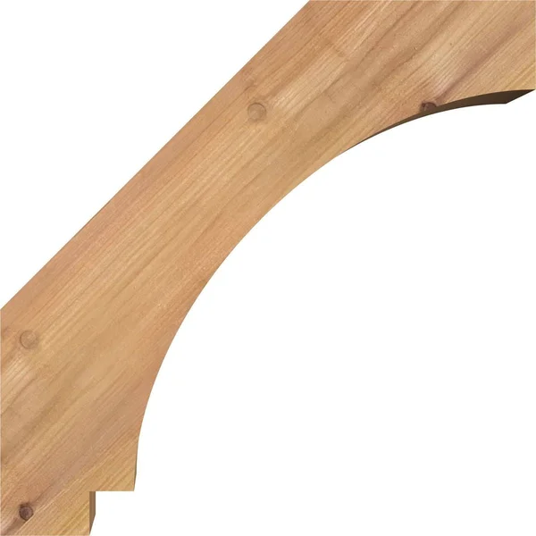 5 1/2x22W x 10x22D x 14x22H Imperial Smooth Brace - Western Red Cedar