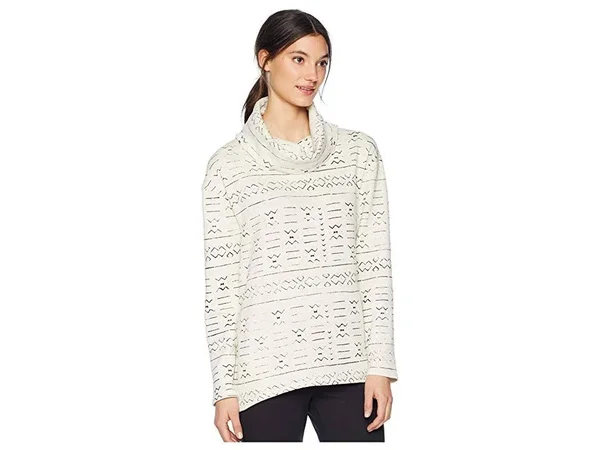 Burton Women's Ellmore Pullover - Vanilla Bogolanfini, S