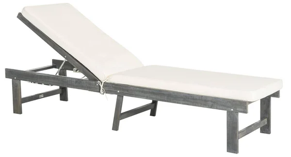 Safavieh Ash Grey/Beige Inglewood Chaise Lounge Chair
