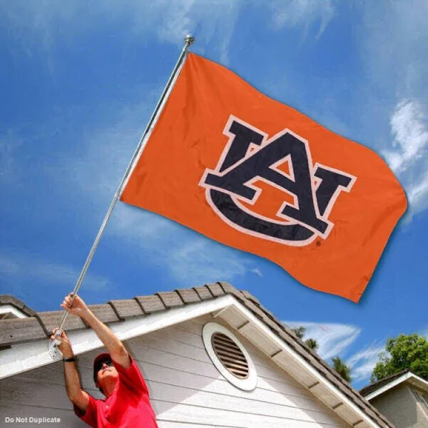 Auburn Tigers Nylon Embroidered Flag, 3 x 5 feet