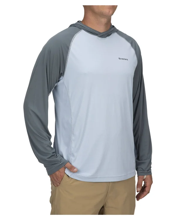 Simms Bugstopper Solarflex Hoody - Steel Blue, L