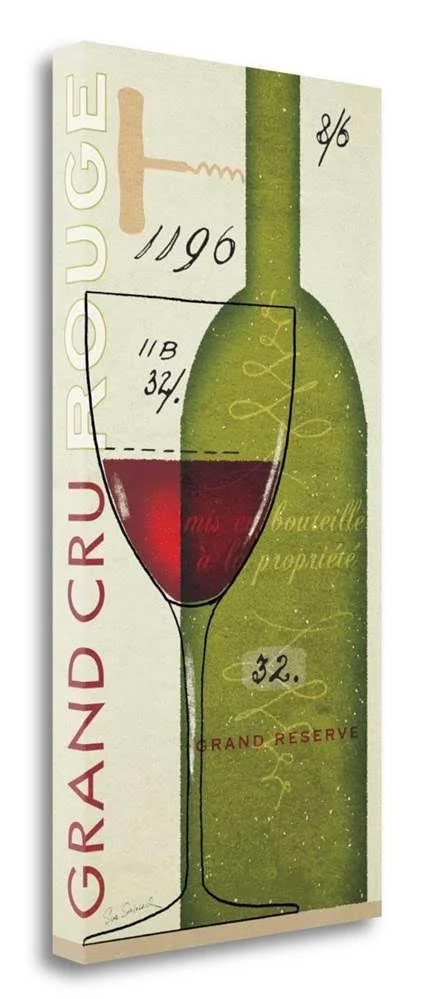 39x22 x 20x22 Grand Cru Rouge by Sue Schlabach Fine Art Giclee Print