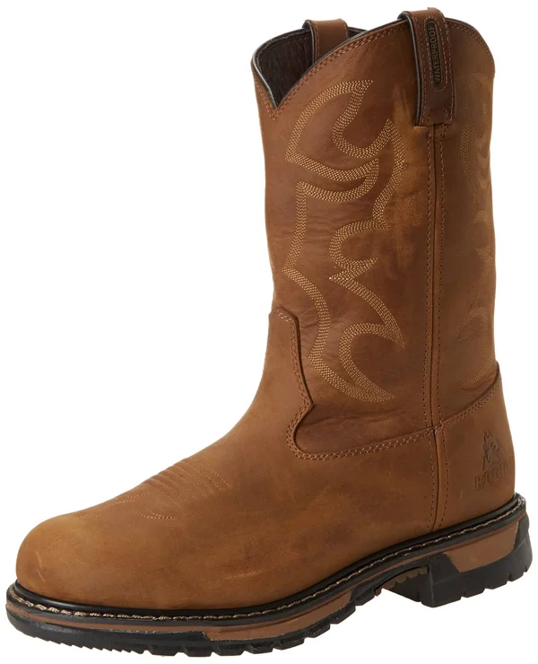 Rocky Original Ride Branson Steel Toe Waterproof Western Boots