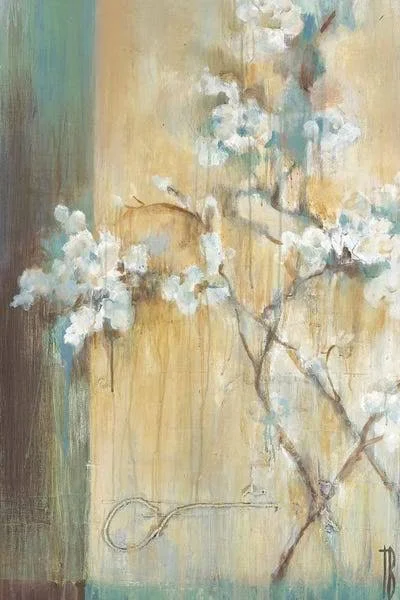 Framed Canvas Art - Crystal Branches by Terri Burris ( Floral & Botanical > Tree Art art)