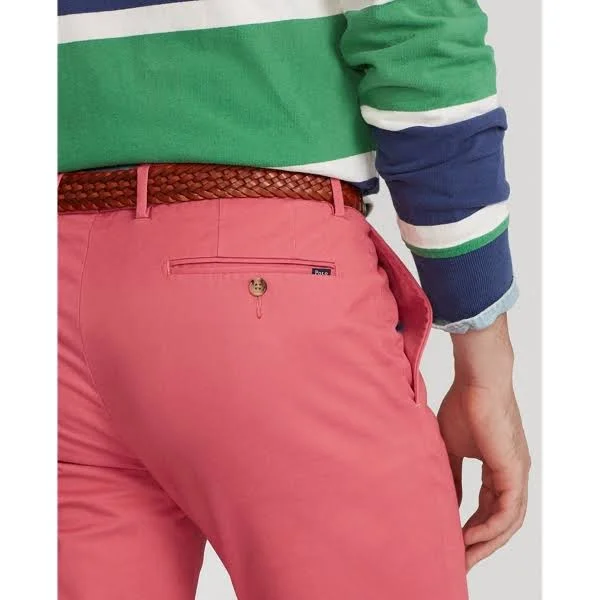 Ralph Lauren Men's Stretch Slim Fit Chino Pant - Size 33 in Adirondack Berry