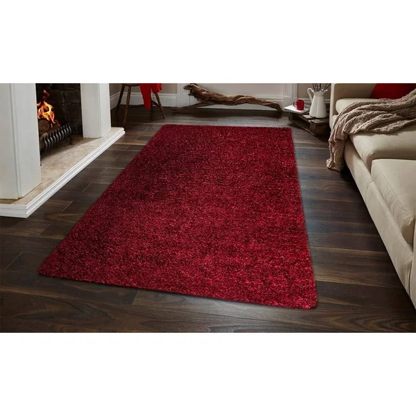 Global Furniture USA Camila Burgundy 8x10 Rug - Burgundy