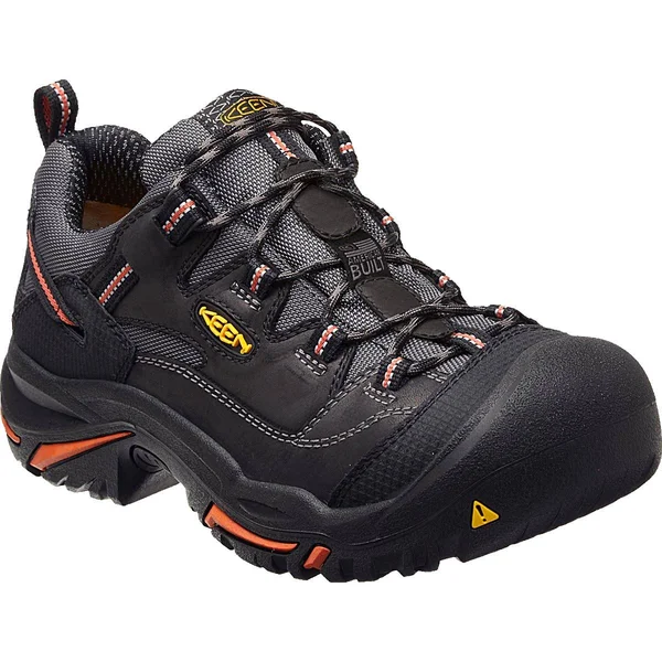 Keen Men's Braddock Low Steel Toe Work Shoes - Black